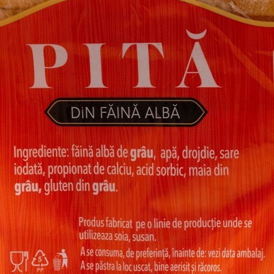 Pită din făină albă 400g
