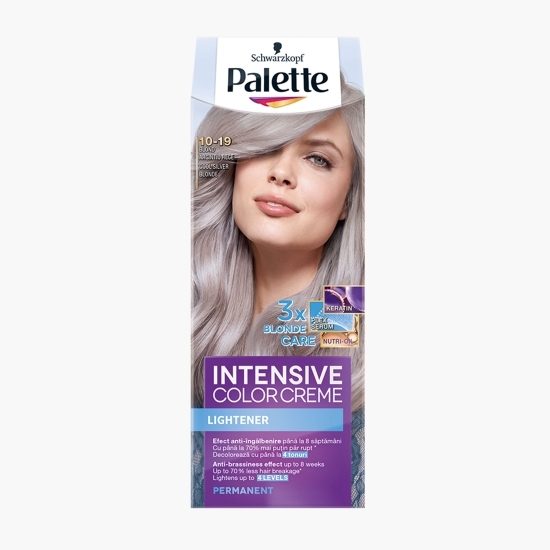 Vopsea de păr permanentă Intensive Color Cream, 10-19 blond argintiu rece, 110ml