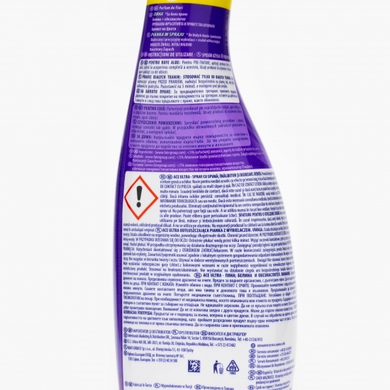 Înălbitor și degresant spray cu spumă pnetru baie, Floral 700ml