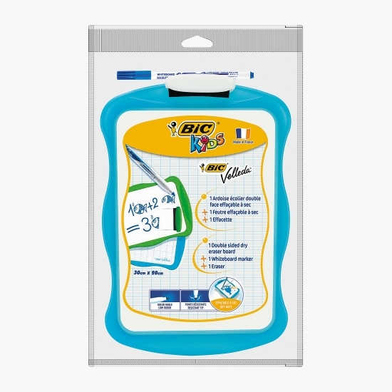 Tablă albă pentru copii Velleda Kids 30x20cm, diverse culori 