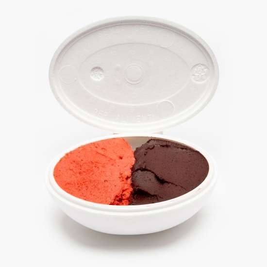 Înghețată italiană artizanală (gelato) căpșuni și afine 500g