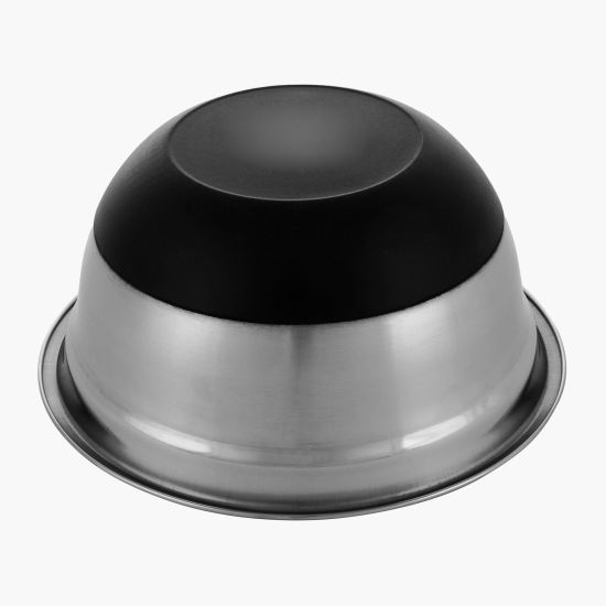 Bol inox satinat cu bază antiaderentă, 22cm