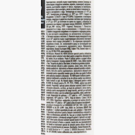 Silicon sanitar Re-new, alb, 280ml