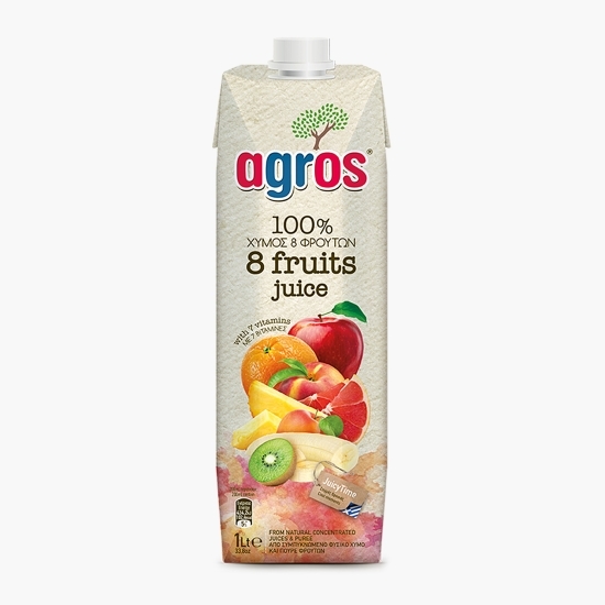 Suc 8 fructe multivitamine, fără zahăr adăugat 1l