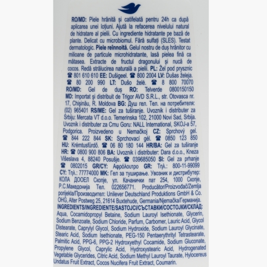 Gel De Dus Advanced Care Replenishing, 400ml