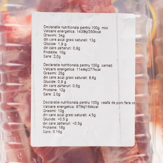 Mix ceafă, mici, cârnați 1.5kg