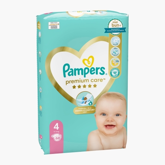 Scutece Premium Care Jumbo Pack mărimea 4, 9-14kg, 68 buc