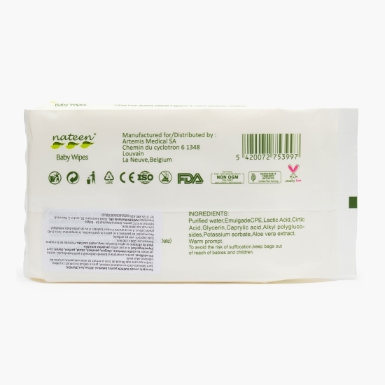 Șervețele umede eco-friendly Premium Line 40 buc
