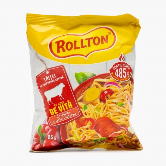 Tăiței de preparare rapidă cu gust de vită 85g