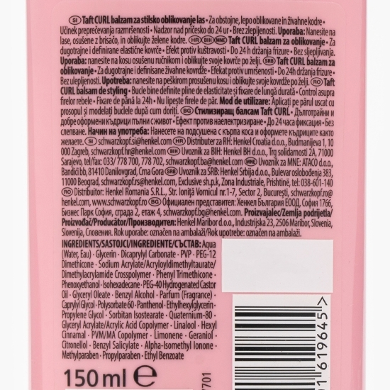 Balsam pentru bucle de lungă durată 150ml