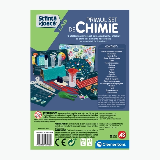 Știință & joacă: Primul set de chimie, +9 ani