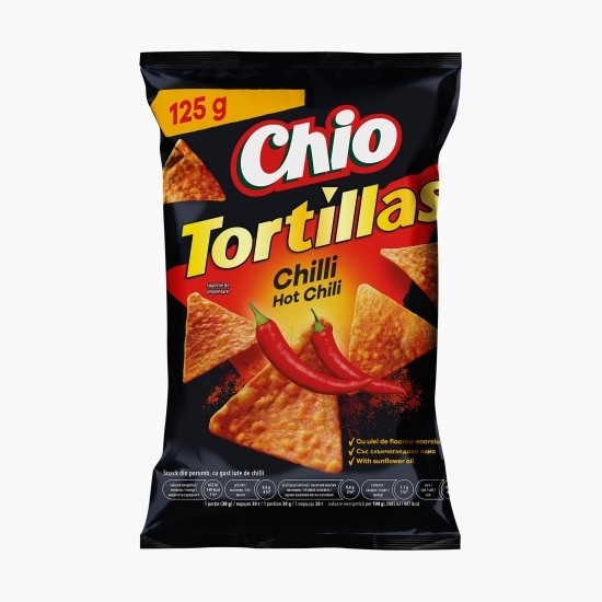 Chipsuri Tortillas cu chili 125g