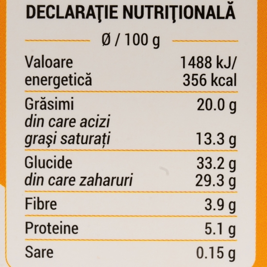 Prăjitură cu fistic și vișine, 115g