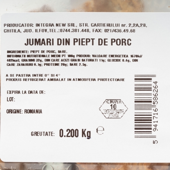 Jumări din piept de porc 200g