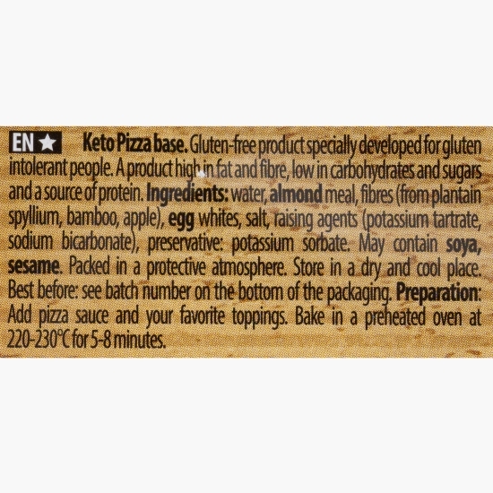 Blat de pizza fără gluten 150g 