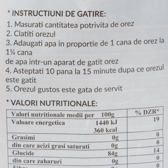 Orez Thai Hom Mali 1kg