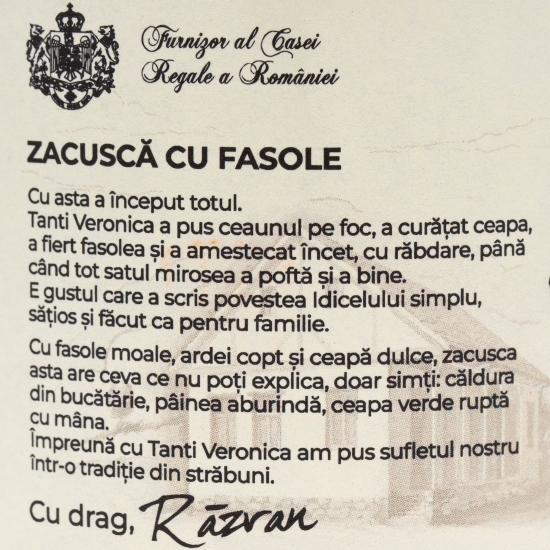 Zacuscă cu fasole 350g