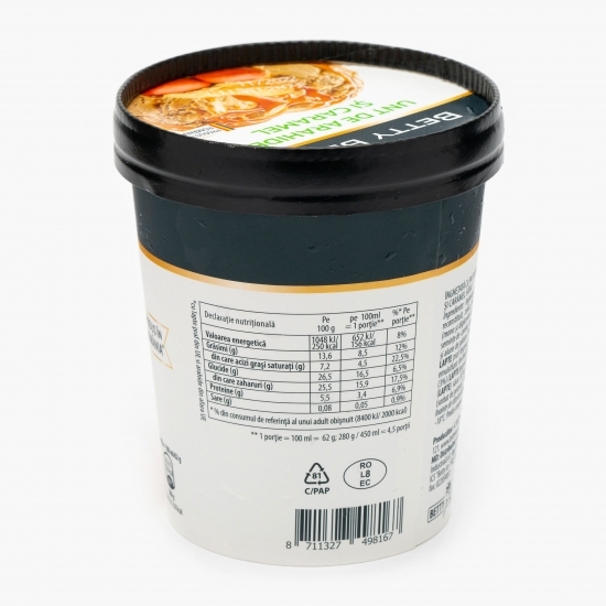 Înghețată cu cremă de arahide și caramel 280g