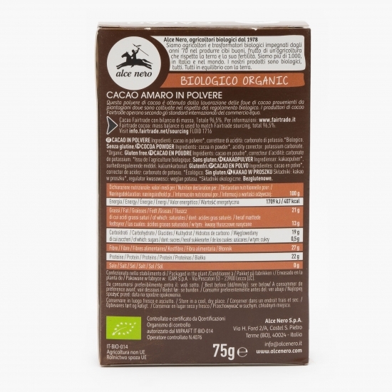 Cacao pudră eco 75g