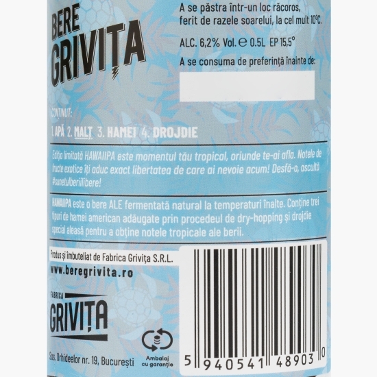 Bere blondă Hawai IPA 0.5l