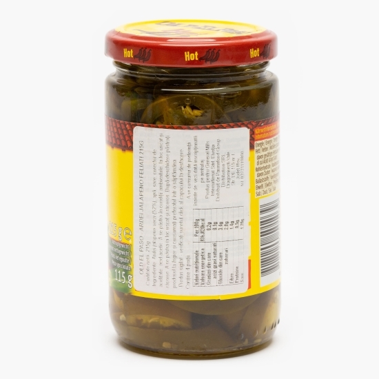 Ardei jalapenos feliați 215g
