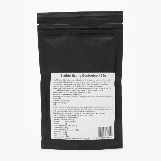 Stafide brune ecologice 125g