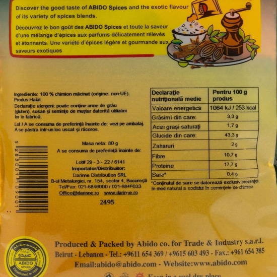 Chimion măcinat 80g