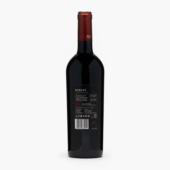 Vin roșu sec Merlot, 14.5%, 0.75l