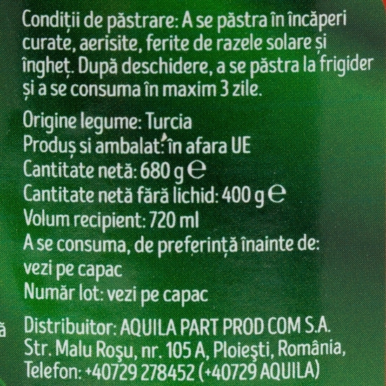 Ardei capia copt și decojit 680g