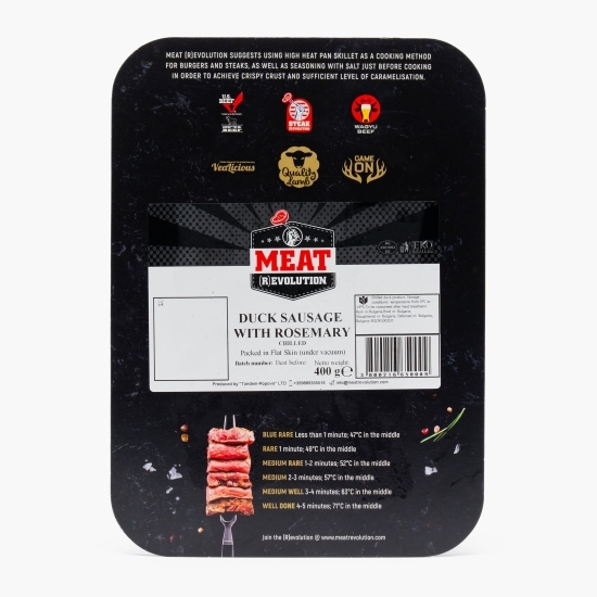 Cârnați de rață cu rozmarin 400g