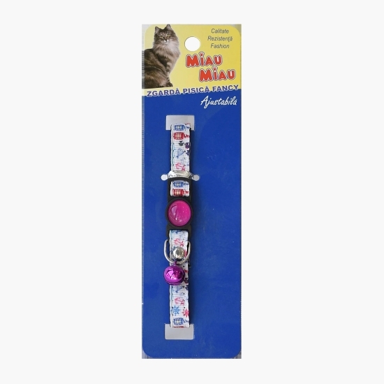 Zgardă pentru pisici, 32cm, Fancy, mov
