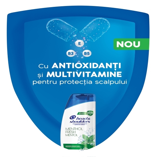 Șampon antimatreață Menthol Fresh pentru păr normal 900ml