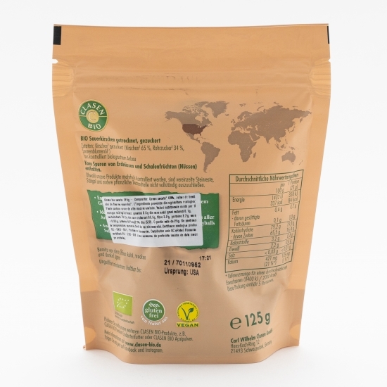 Cireșe eco uscate 125g