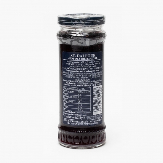 Gem de cireșe negre 284g