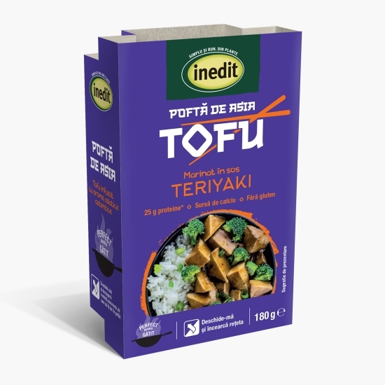 Tofu marinat în sos teriyaki 180g