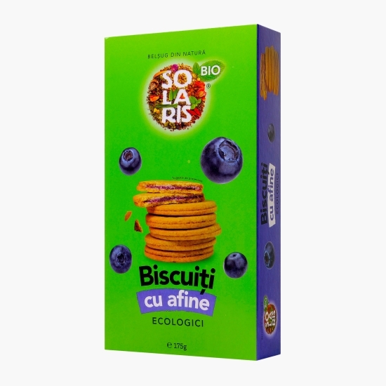 Biscuiți eco cu cremă de afine 175g