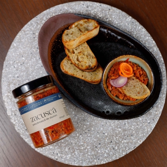 Zacuscă pescărească de sturion 300g