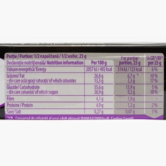 Napolitană cu cremă de cacao Big 50g