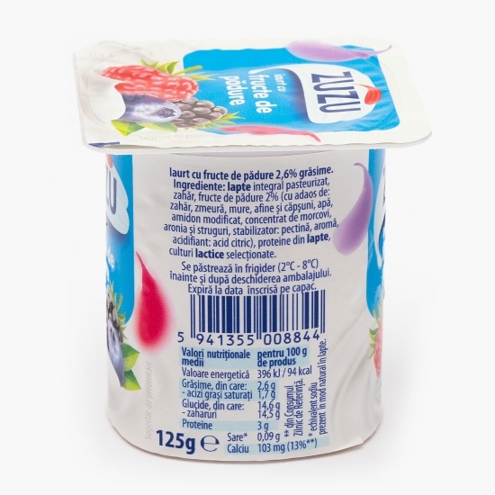 Iaurt cu fructe de pădure 125g
