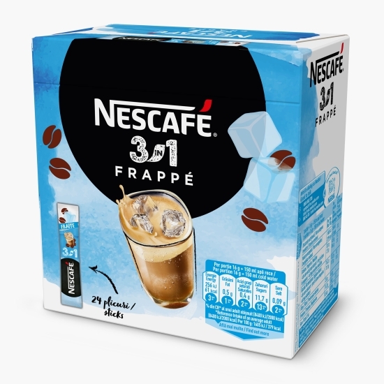 Mix de cafea instant Frappe 3în1 plicuri, 24x15g