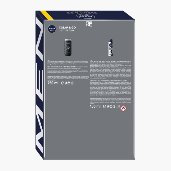 Set cadou pentru bărbați Clean & Go