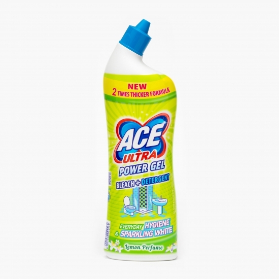 Înălbitor și detergent gel pentru baie, Lemon 0.75l