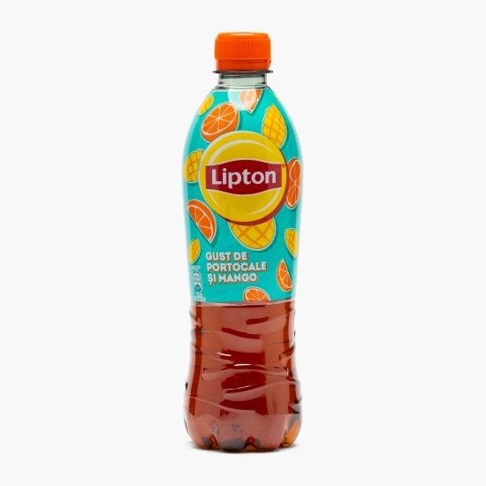 Băutură răcoritoare necarbonatată cu ceai negru, cu gust de portocale și mango 500ml