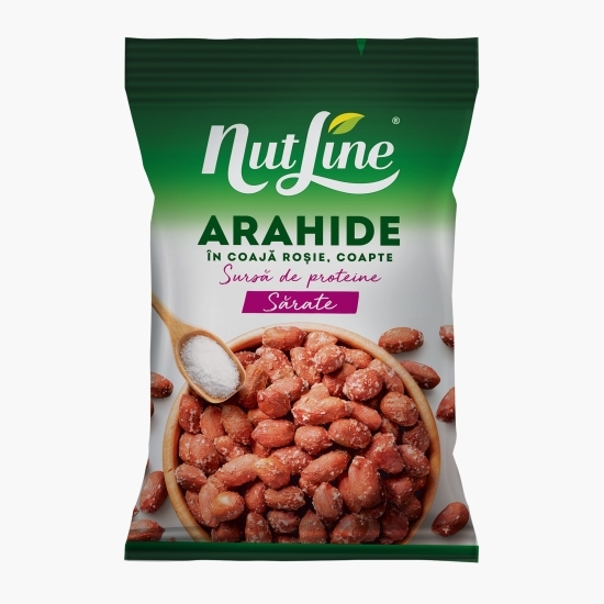 Arahide în coajă roșie cu sare 145g