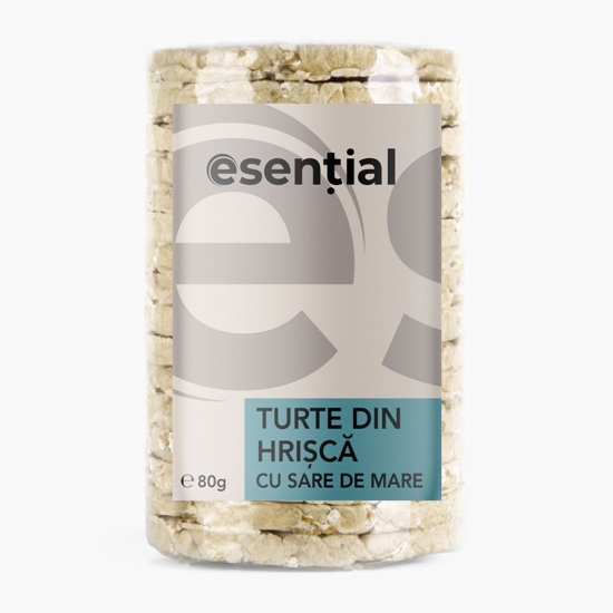 Turte din hrișcă cu sare de mare 80g