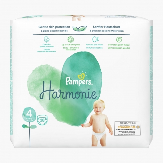 Scutece Harmonie mărimea 4, 9-14kg, 28 buc