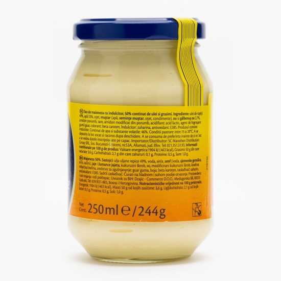 Maioneză 50% grăsimi, 250ml