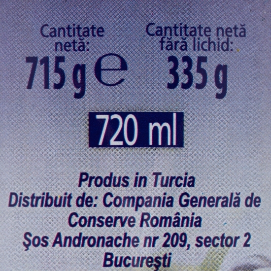 Măsline felii 715g