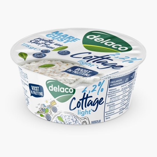 Brânză Cottage light, 2.2% grăsime, 175g
