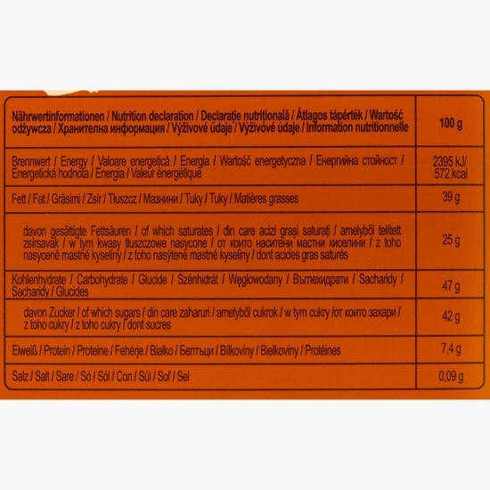 Praline din ciocolată cu lapte cu umplutură de praline și alune de pădure întregi caramelizate, 119g